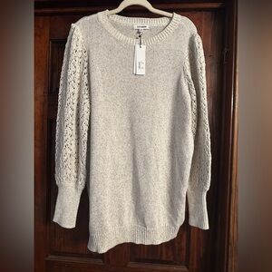 Steve Madden Light Gray Sweater Size 2x